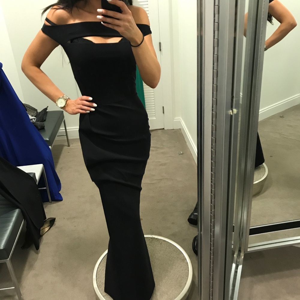 Chiara Boni black gown